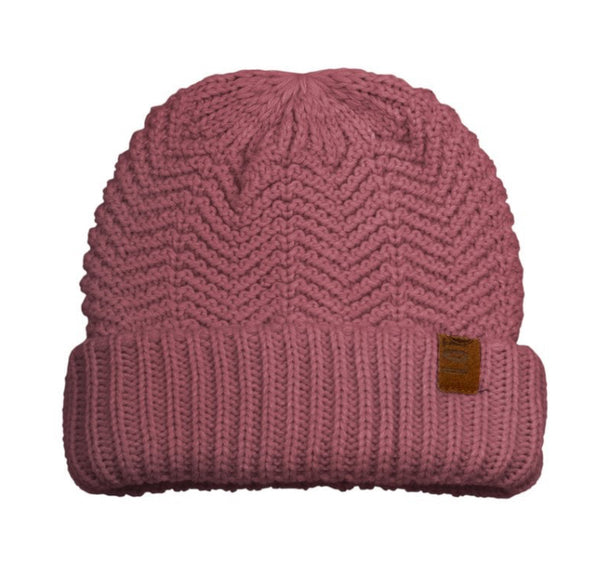 Lot83 strick Mütze altrosa